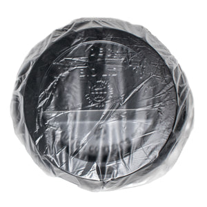 Black BIO-Wrapped Hot Cup Lid