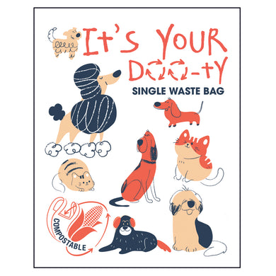Individually Wrapped Pet Waste Bag