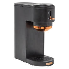 Load image into Gallery viewer, Haden Single Serve Coffee Machine, Black and Copper