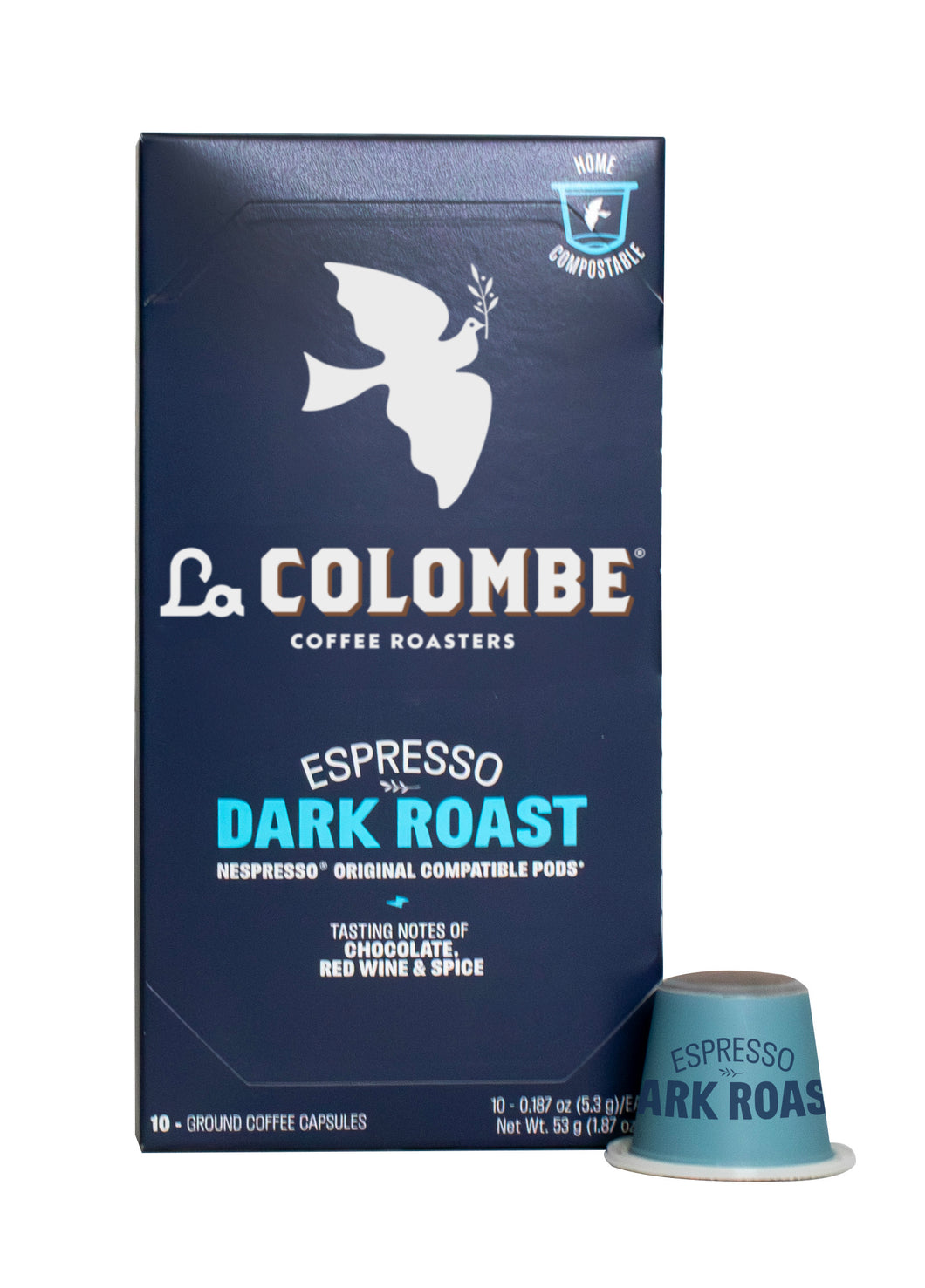 Compostable La Colombe Espresso Dark Capsule