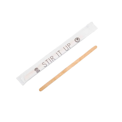 Wrapped Wood Stir Stick
