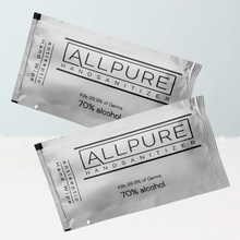 Load image into Gallery viewer, ALLPURE Hand Sanitizer Towelette 70% alcohol
