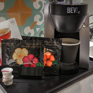 Black BIO-Wrapped & BIO-Lined Hot Cup