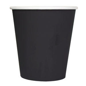Black BIO-Wrapped & BIO-Lined Hot Cup