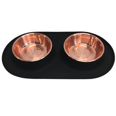 Pet Bowl Feeder & Placemat Combo