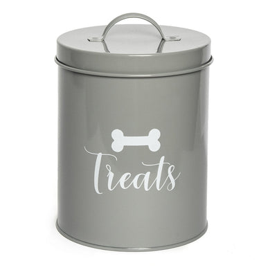 Grey Dog Bone Treat Jar