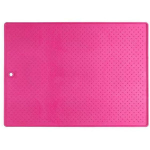 Eco-Friendly Textured Pet Bowl Placemat
