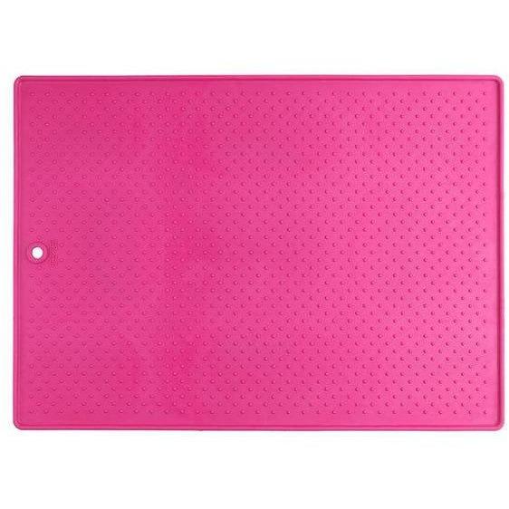 Eco-Friendly Textured Pet Bowl Placemat