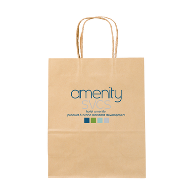 Custom Branded Recycled Paper Pet Welcome Bag