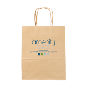 Custom Branded Recycled Paper Pet Welcome Bag