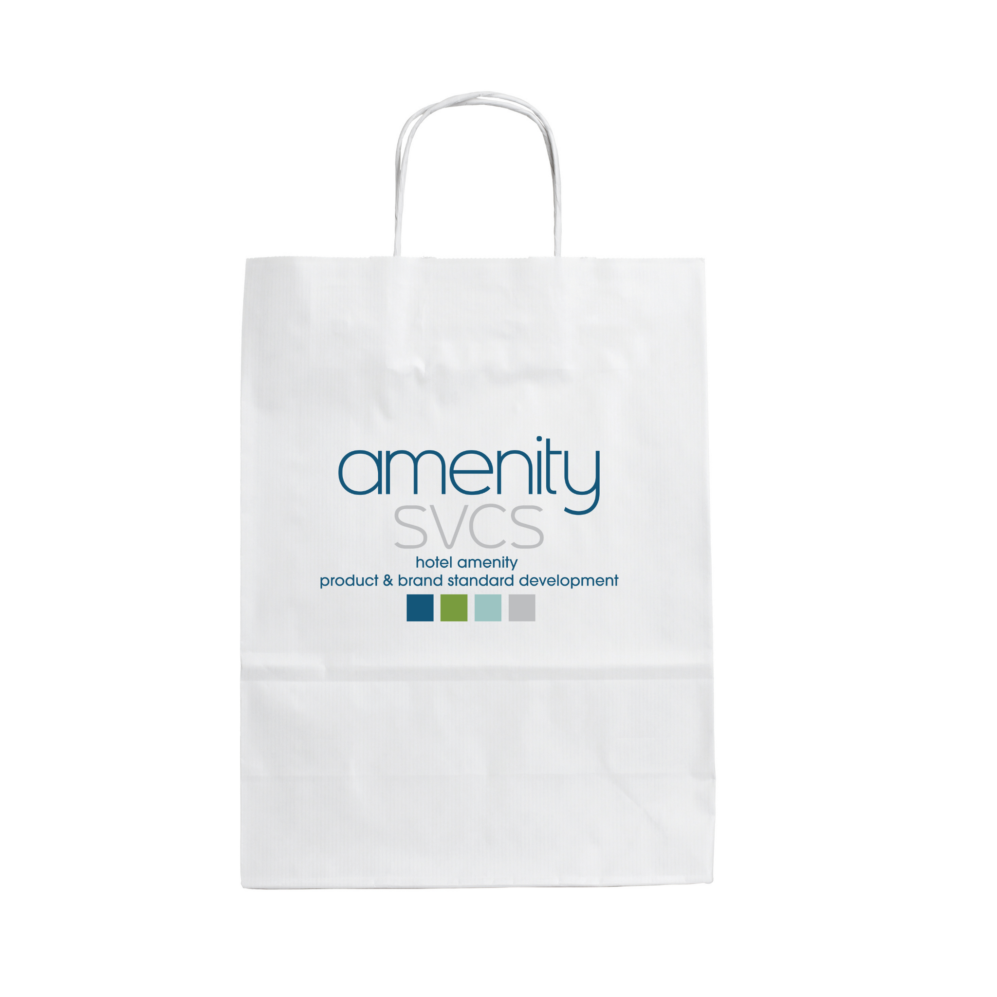 Custom Branded Recycled Paper Pet Welcome Bag Amenity Services