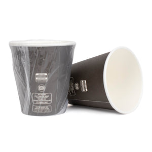 Black BIO-Wrapped & BIO-Lined Hot Cup